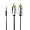 Lindy 3.5mm til Phono Audio Cable Cromo Line - 3 m