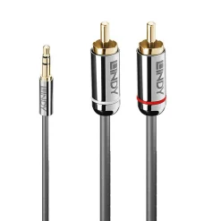 Lindy 3.5mm til Phono Audio Cable Cromo Line - 3 m