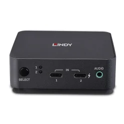 Lindy 2 Port Type C DisplayPort 1.2 KVM Switch