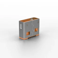 Lindy USB-A Port Blocker Orange - 10-pak