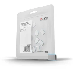 Lindy USB-C Port Blocker Blå - 10-pak