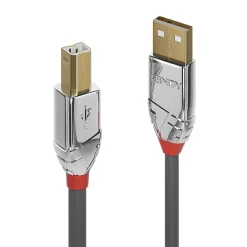Lindy USB 2.0 Typ A til B Cable Cromo Line - 1 m