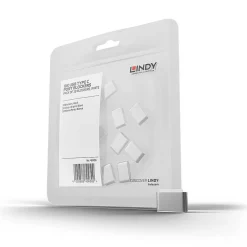 Lindy USB Type C Port Blocker Hvid - 10-pak