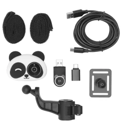 Linocell bagsædekamera til CarPlay med trådløs adapter