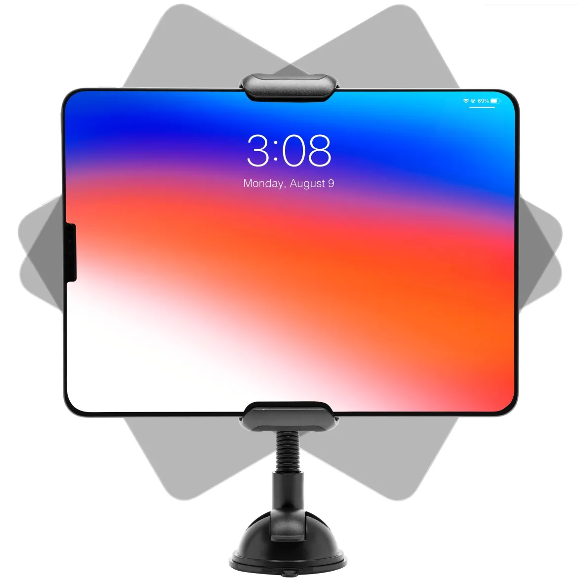 Linocell Bilholder med sugekop til tablet'en
