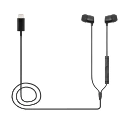 Linocell Bullets USB-C hovedtelefoner - Sort
