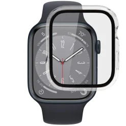 Linocell cover til Apple Watch med skærmbeskyttelse 45 mm