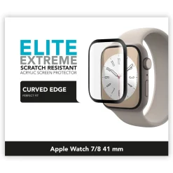 Linocell Elite Extreme Curved Skærmbeskytter til Apple Watch Series 7, 8 og 9 - 41 mm