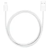 Linocell Flettet USB-A til Lightning-kabel - MFi - Hvid - 1 m