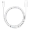 Linocell Flettet USB-A til USB-C 2.0-kabel - Hvid - 2 m