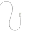 Linocell Flettet USB-A til USB-C 2.0-kabel - Hvid - 1 m