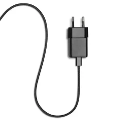Linocell Flettet USB-C 2.0-kabel - 60 W - Sort - 2 m