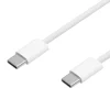 Linocell Flettet USB-C 2.0-kabel - 240 W - Hvid - 2 m