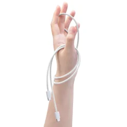 Linocell Flettet USB-C 2.0-kabel - 240 W - Hvid - 2 m