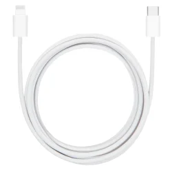Linocell Flettet USB-C til Lightning-kabel - MFi - Hvid - 2 m