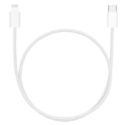 Linocell Flettet USB-C til Lightning-kabel - MFi - Hvid - 0,5 m