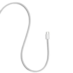 Linocell Flettet USB-C til Lightning-kabel - MFi - Hvid - 0,5 m