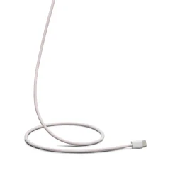 Linocell Flettet USB-C til Lightning-kabel - MFi - Lyserød - 0,5 m