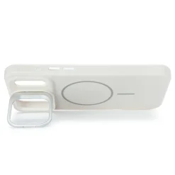 Linocell Flip Stand Case Mobilcover til iPhone 17 Pro Max og iPhone 18 Pro Max - Hvid