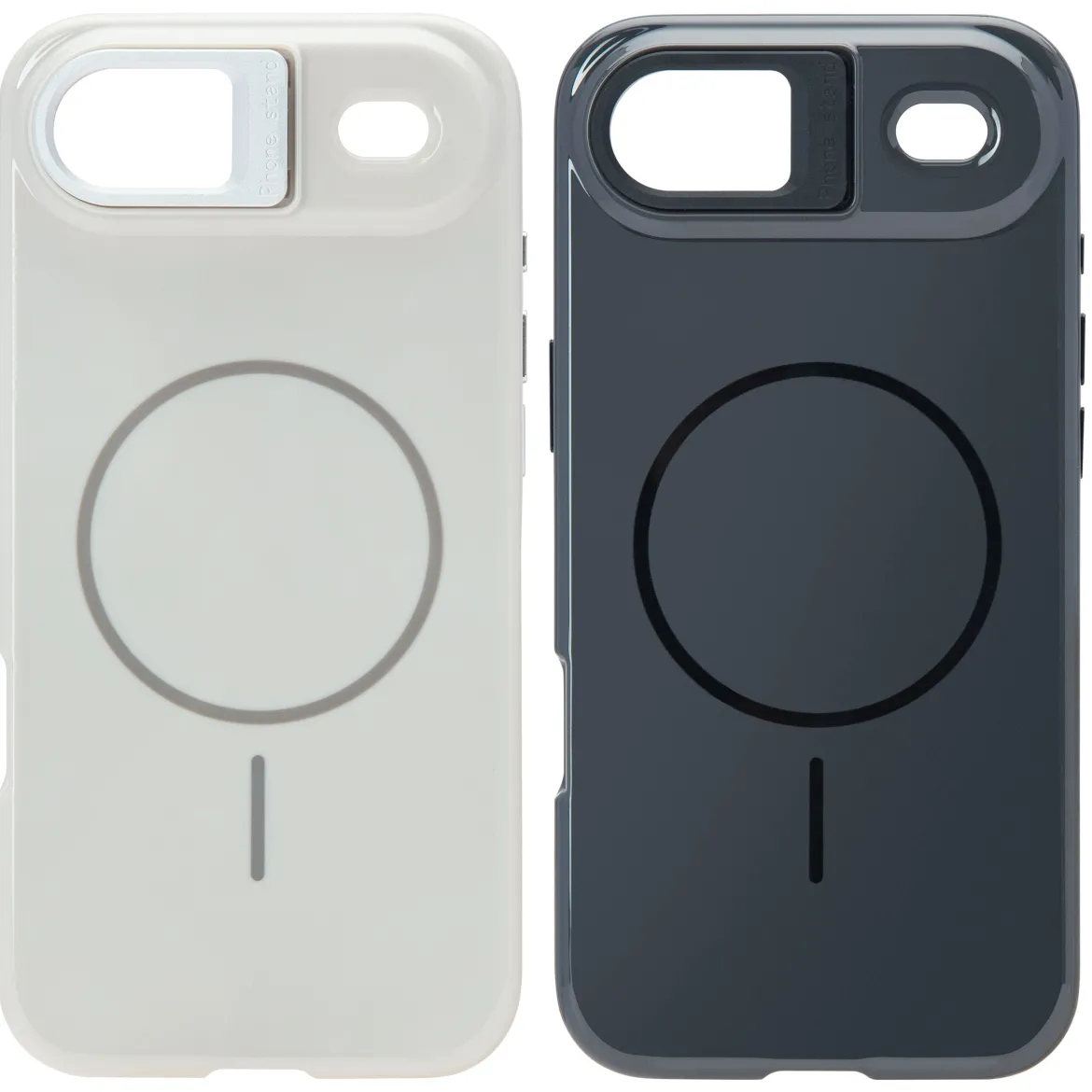 Linocell Flip Stand Case Mobilskal til iPhone Air - Sort