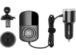 Linocell FM-sender med Bluetooth og hurtig opladning