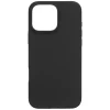 Linocell Gummifodral til iPhone 16 Pro Max - Sort