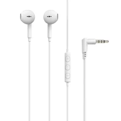 Linocell Hovedtelefoner med mikrofon og 3,5 mm stik - Hvid