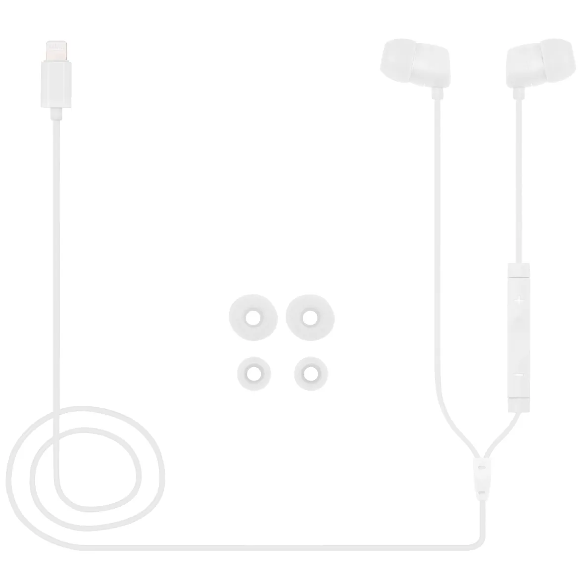 Linocell In-ear Lightning-hovedtelefoner - Hvid