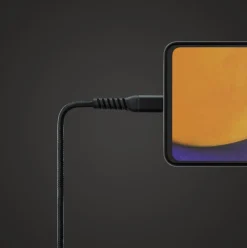 Linocell Kevlar 1 m USB-C Sort