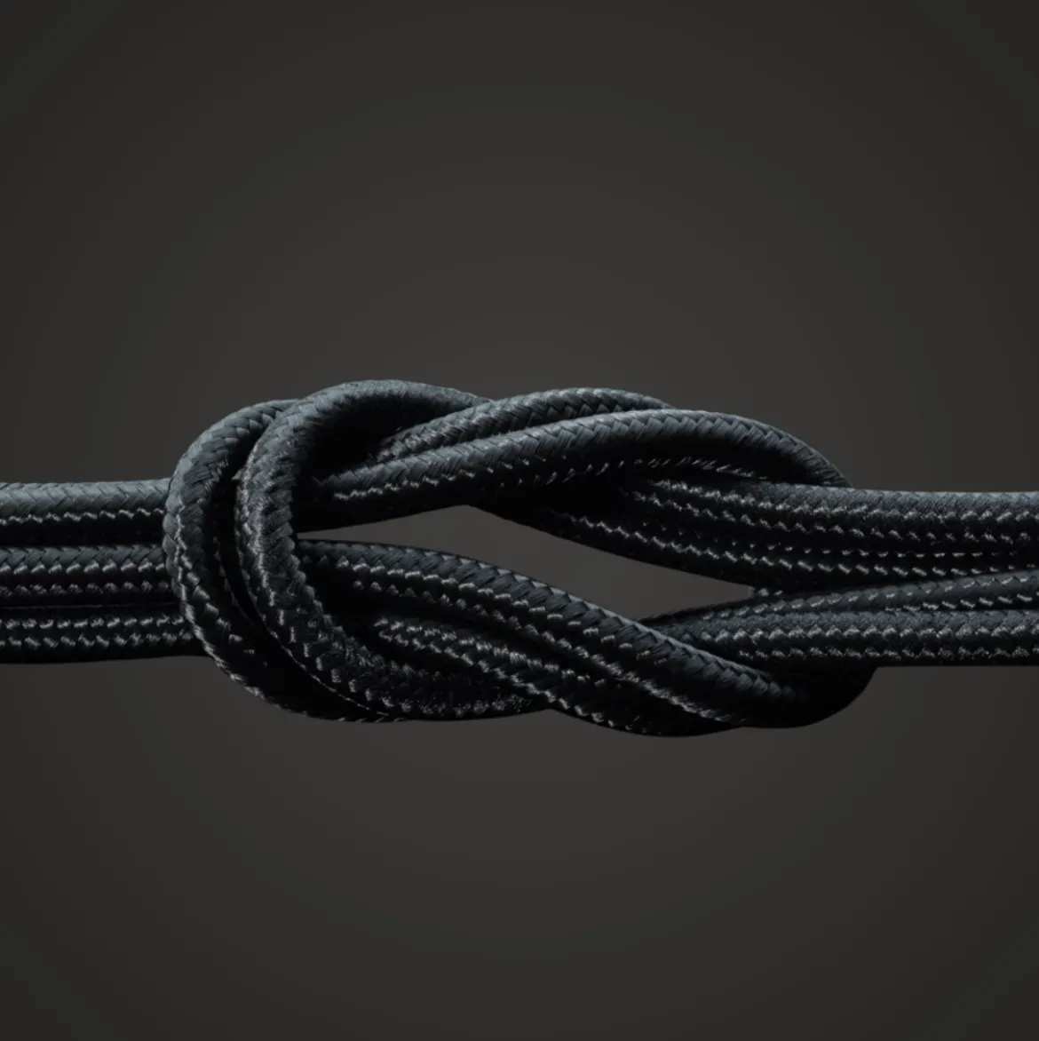 Linocell Kevlar USB-A til Lightning-kabel - MFi - Sort - 2 m