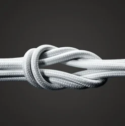 Linocell Kevlar USB-A til Lightning-kabel - MFi - Hvid - 2 m