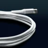 Linocell Kevlar USB-C- til Lightning-kabel - MFi - Hvid - 2 m