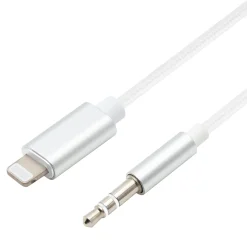 Linocell Lightning til 3,5 mm kabel - MFi - Hvid - 1 m