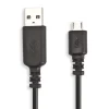 Linocell Micro-USB-kabel - Sort 0,5 m