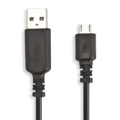Linocell Micro-USB-kabel - Sort 0,5 m
