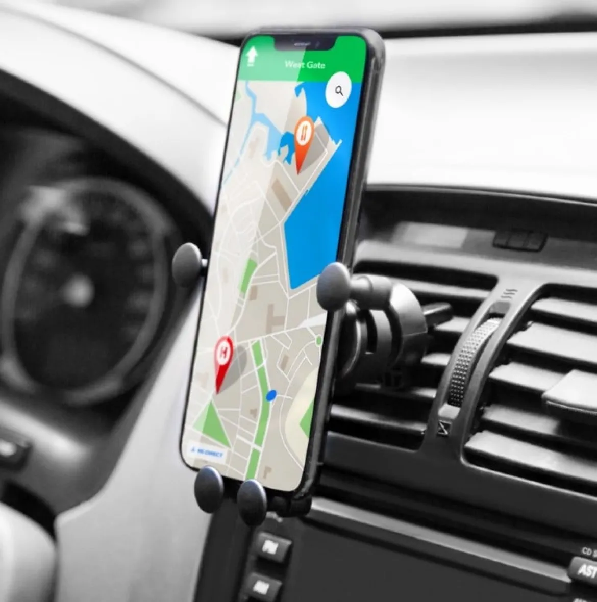 Linocell Mobilholder med quick release til ventilatorgitter