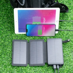 Linocell Powerbank med solcelleopladning - 20 W - 8000 mAh