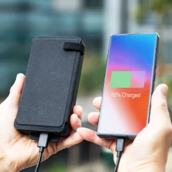 Linocell Powerbank med solcelleopladning - 30 W - 16000 mAh