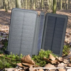 Linocell Powerbank med solcelleopladning - 30 W - 16000 mAh