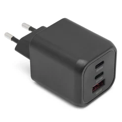 Linocell Premium GaN multilader 65 W PD - Sort