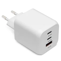 Linocell Premium GaN multilader 65 W PD - Hvid
