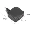 Linocell Premium GaN multioplader PD 3.1 140 W Sort