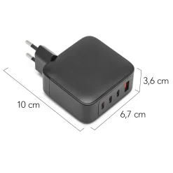 Linocell Premium GaN multioplader PD 3.1 140 W Sort