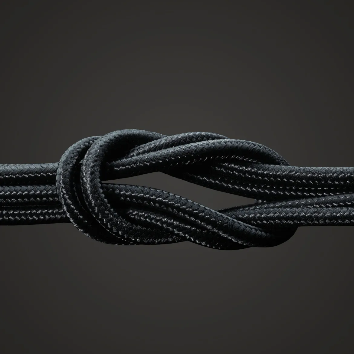 Linocell Premium Kevlar USB-C til Lightning-kabel - MFi - Sort - 1 m