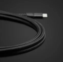 Linocell Premium Kevlar USB-C 3.2 Kabel - Sort 2 m