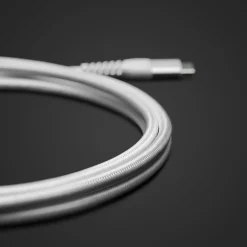 Linocell Premium Kevlar USB-C 3.2-kabel Hvid - 2 m