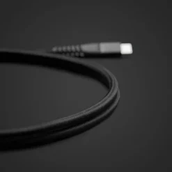 Linocell Premium Kevlar USB-C 3.2 Kabel - Sort 1 m