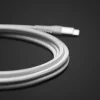 Linocell Premium Kevlar USB-C 3.2-kabel Hvid - 3 m