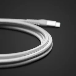 Linocell Premium Kevlar USB-C 3.2-kabel Hvid - 3 m