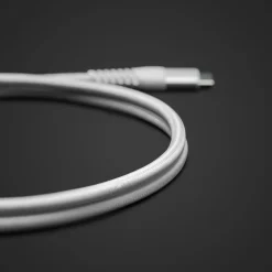 Linocell Premium Kevlar USB-C 3.2-kabel Hvid - 1 m